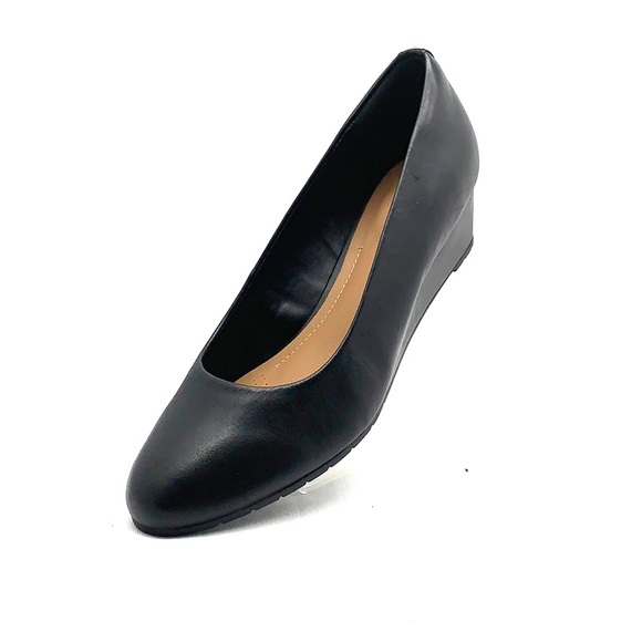 clarks vendra bloom black leather